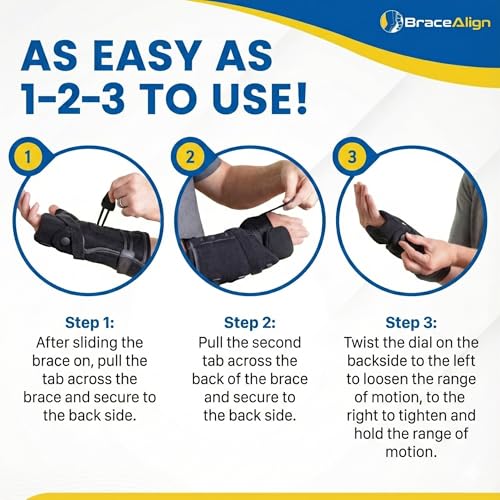 Brace Direct PrecisionMotion ROM Wrist Brace - Carpal Tunnel, Tendonitis