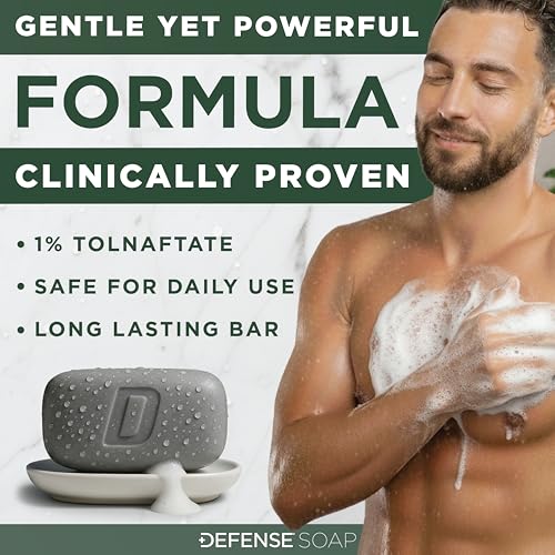 Defense Antifungal Bar Soap 2-Pack 4.2 Ounce (Pack of 2) Bar Only