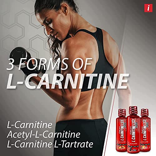 iSatori L-Carnitine LS3 3000 - Boost Energy & Metabolism, Triple-Blend L-Carnitine Liquid Supplement, Low-Calorie, Keto-Friendly, Stimulant, Sugar & Gluten-Free, Bombsicle Flavor (32 Servings)