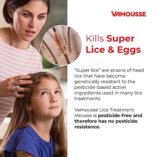 Vamousse PRO Lice Emergency Kit, Mousse, Shampoo & Spray, Kids & Adults Pro Kit
