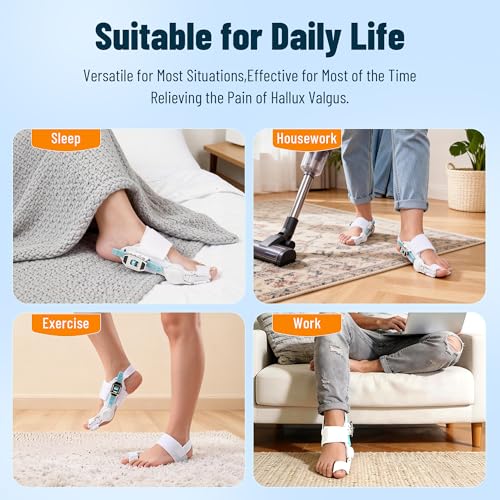 Upgraded Bunion Corrector for Women & Men,Bunion Splint Suitable for Left/Right Feet Bunion Relief，Orthopedic Brace for Pain Relief & Toe Alignment – Fits Feet Day & Night Wear(1PCS)