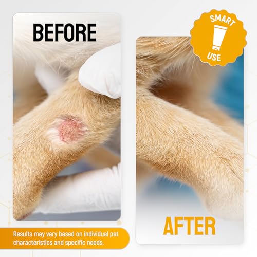 SILVER GRADE Dog Wound Care with Manuka Honey & Colloidal Silver for Scratches & Skin Irritations – Cat & Dog Hot Spot Treatment Gel Works as Honey Rapid Wound Repair for Horses – for All Pets – 2-Oz Honey Gel for Pets