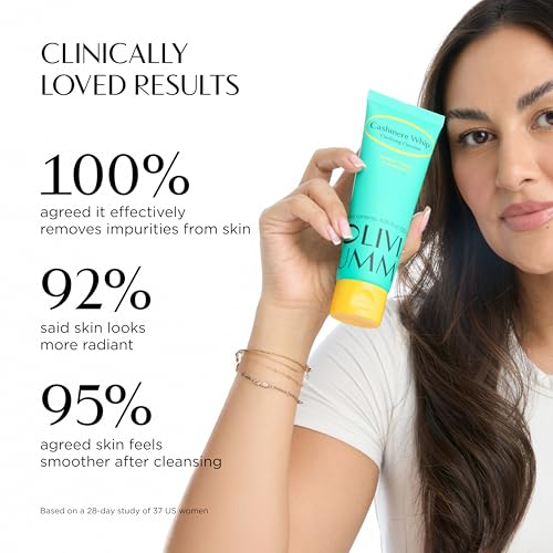 OLIVIAUMMA Cashmere Whip Clarifying Cleanser, Gentle Daily Face Wash, 120ml