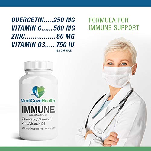 Immune Support: Quercetin, Vitamin C, Zinc, Vitamin D3 - BeesActive Australia