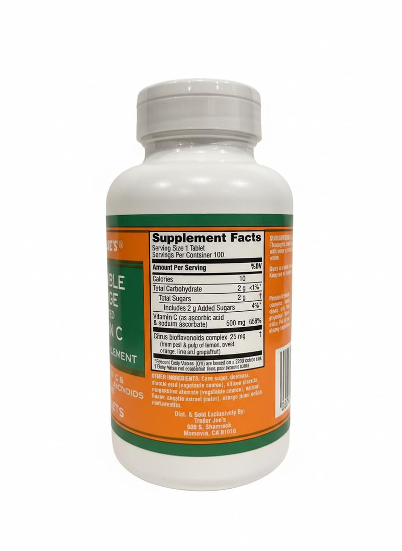 Trader Joe's Chewable Orange Flavored Vitamin C