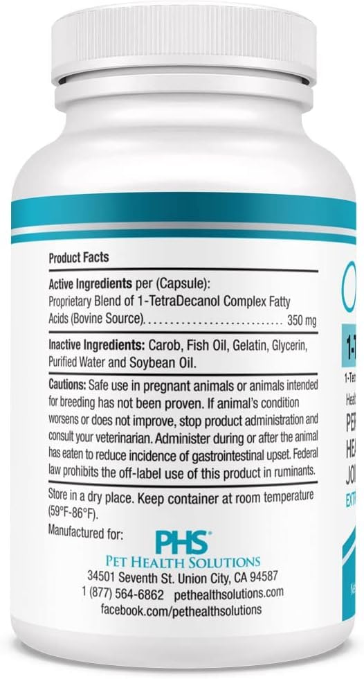 1-TDC Periodontal Supplement ES for Dog & Cat, Supports Oral, Hip & Joint Health, Muscle & Stamina Recovery, Skin & Coat Health, 120 Capsules 1-PACK 120 caps - PawsPlanet Australia