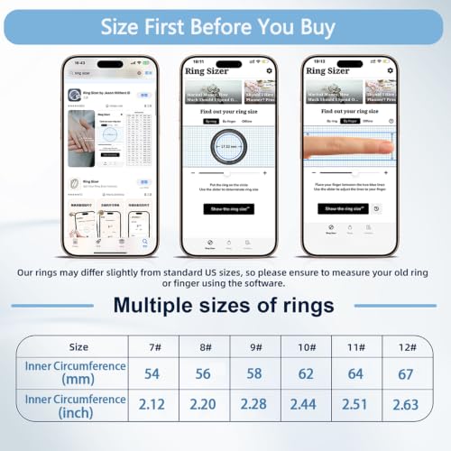 Smart Ring for Women Men,Health Fitness Sleep Tracker Silver 10