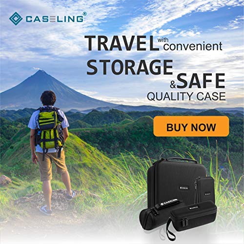 caseling Hard Toothbrush Travel Case Fits Philips Sonicare Protective Clean 4100 Sonicare 2 Series Portable Toothbrush Holder with Easy Grip Carry Strap (Small (Great for Travel)) Small (Pack of 1)