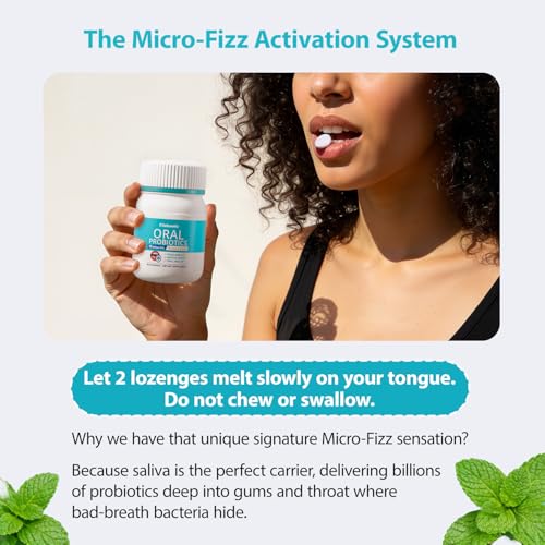Oral Probiotics for Bad Breath, 10 Billion CFU, Fresh Breath, 60 Counts