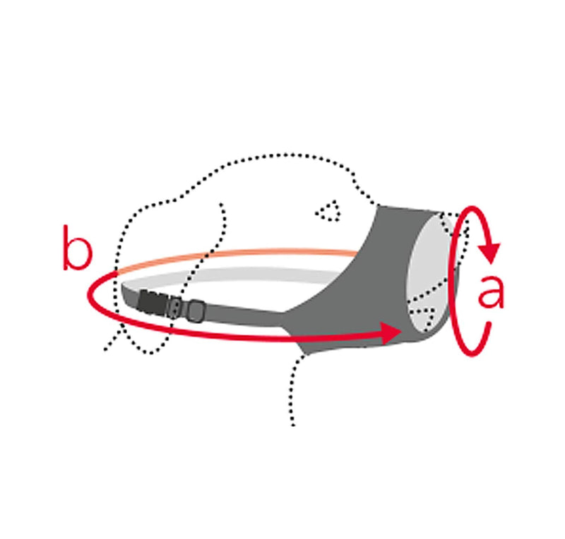 Karlie muzzle nylon L: 21 cm W: 53 - 77 cm M Beagle, Border Collie, Cocker Spaniel L: 21 cm W: 53 cm - BeesActive Australia