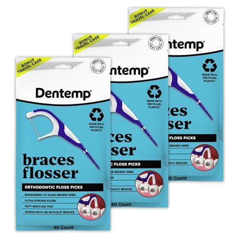 Braces Flosser 3 Pack & OrthoDots Clear 2 Pack – Clean and Protect Your Orthodontics