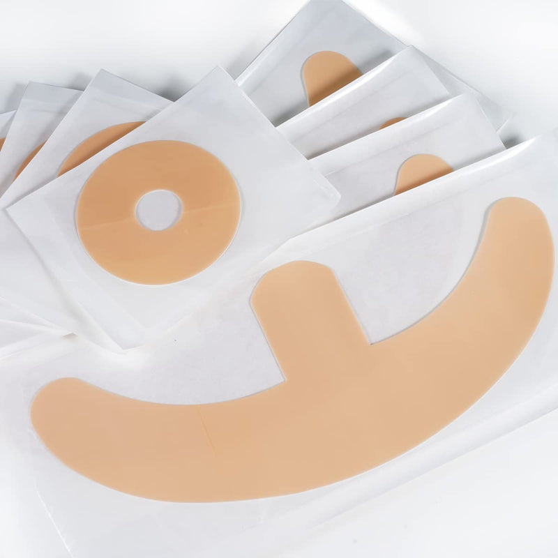 Silicone Scar Sheets for Breast - 8 Pack, Including 4 Areola Soft Strips & 4 Anchor Sheets - BeesActive Australia