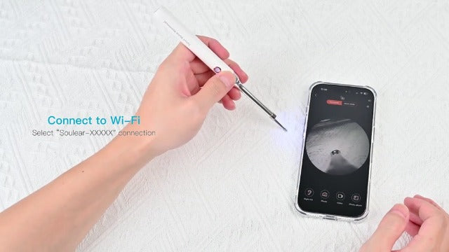 Tonsil Stone Remover with Camera - Upgraded Visual Tonsil Stone Removal Kit White