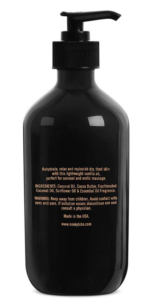 Vanilla Massage Oil with Fractionated Coconut Oil.16 Ounce