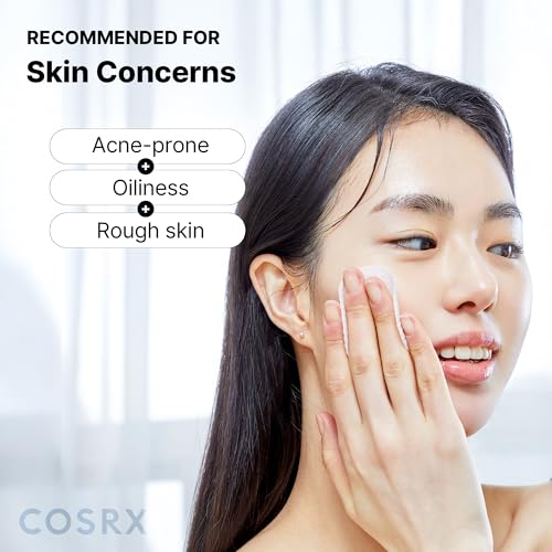 COSRX BHA Toner Pads, 70 Sheets, Exfoliating Pads for Dead Skin & Blackheads, Minimize Pores, Prevent Breakouts, Improve Skin Texture, Korean Skin Care BHA - Clear Pads