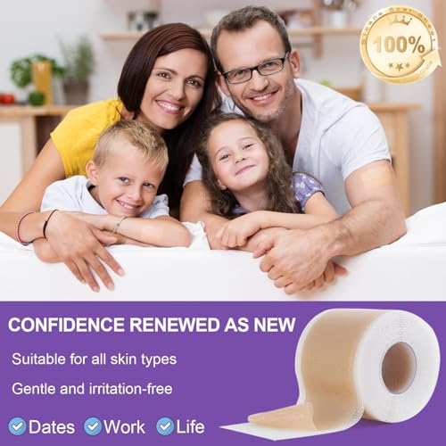 Silicone Scar Sheets, Medical Grade Silicone Scar Tape (1.6" x 120"), Professional Scar Removal Treatment, Reusable, for Healing Keloids, Surgeries Scars, C-sections, and Burns 1.6" x 120"