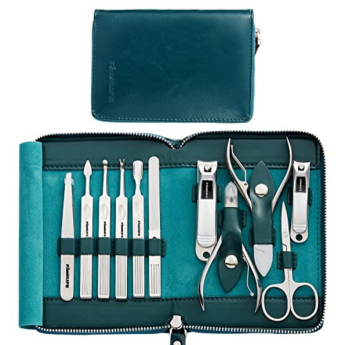 Manicure Set, Familife Manicure Kit Manicure Set Professional Nail Clippers for Women Nail Grooming Kit Stainless Steel and 100% Stainless Steel Ingrown Toenail File and Lifter Double Sided Tool