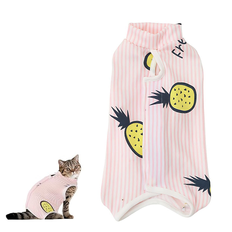 1 Piece Professional Cat Recovery Suit for Abdominal Wounds or Skin Diseases Kitten Surgery Recovery Suit E-Collar Alternative for Cats Dogs Post Surgery (S) - BeesActive Australia
