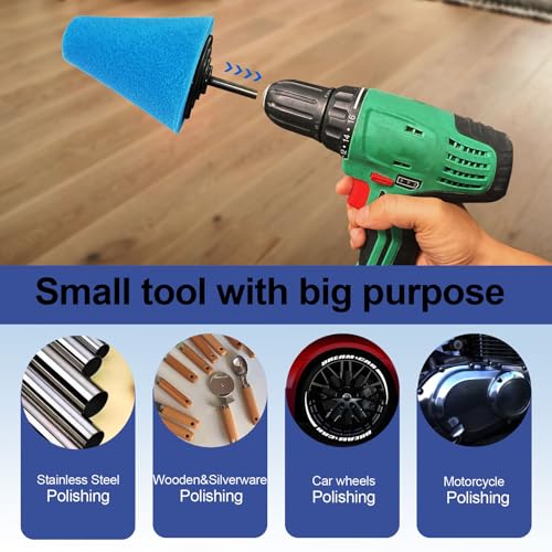 Neeki 12Pcs Polishing and Buffing Kit for Metal Stainless Steel, Jewelry 12