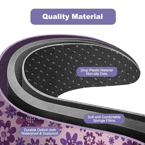 MDSTOP Gait Belt Transfer Belt for Seniors, Anti-Slip Gate Belt for Elderly Lifting with Quick Release Buckle, Medical Belt for Lifting Patients, for Handicap, Physical Therapy, Elderly (Purple) Purple
