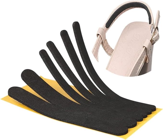 Shoe Blocking Adjustable Shoe Slip Prevention Pad Heel Protection Heel Cushion Anti-slip Anti-Slip Ankle Strap Pumps Women's Pointed Toe Unisex (Set of 12) (Nude Color) - BeesActive Australia