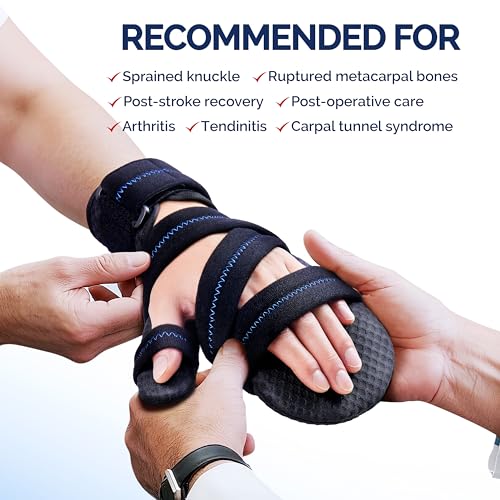 FEATOL Wrist Brace Left Hand, Small/Medium + Resting Hand Splint Left Small/Medium