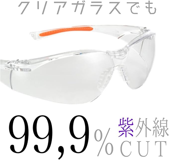[Morene Corporation] [UV380 cut protective glasses] UV and pollen protection eyewear [UNIVET 513CLR] - BeesActive Australia