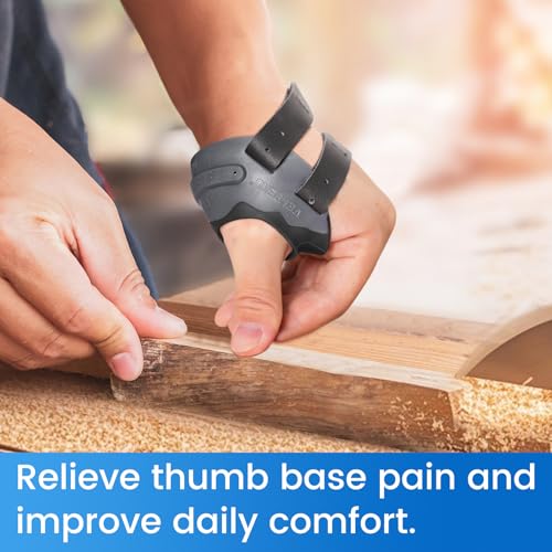 Velpeau CMC Thumb Brace for Osteoarthritis, CMC Joint Pain Relief, Left S Black-Left Hand Small