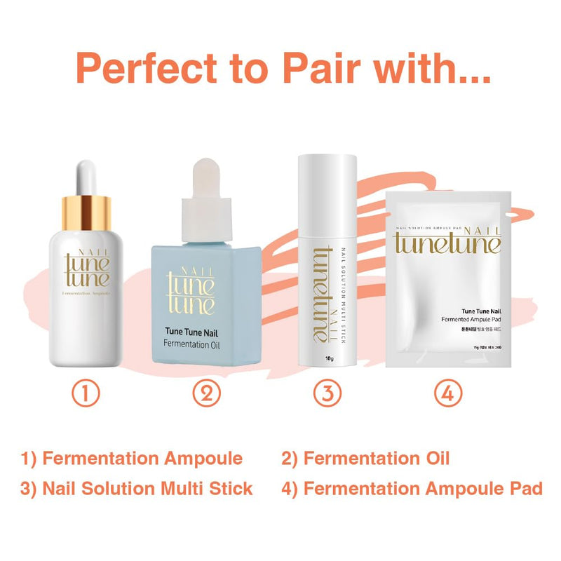 Fermented Nail Oil for Cuticle & Nail Repair | Vegan K-Beauty Serum with Herbal Extracts | Natural Strengthening & Moisturizing Formula for Brittle, Dry Nails | Nourishes, Smooths, Restores | 8ml 0.27 Fl Oz (Pack of 1)
