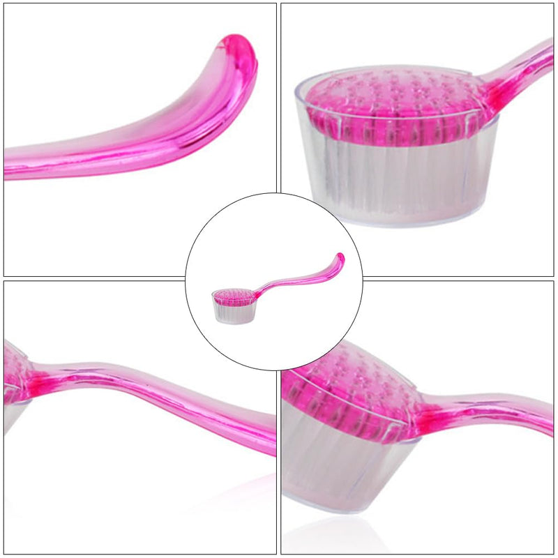 Ipetboom Hamster Guinea Pig Brush - 4pcs Small Pet Bath Brush Bunny Accessories - Hamster Shower Brush Massage Accessories - Shower Comb for Pet Nail Cleaner Plastic 13x4.5cm Random Color - BeesActive Australia