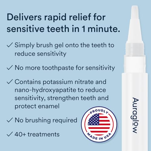 Auraglow 35% Whitening Gel and Sensitivity Relief Serum