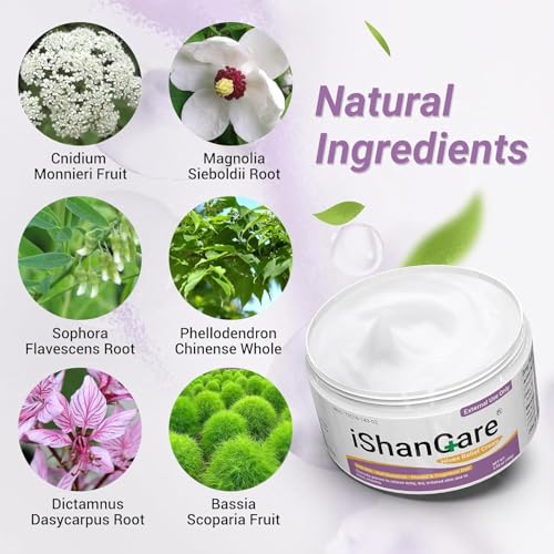 ishancare Urticaria Cream, Fast Acting Relief of Hives, Allergic Rashes, Itchy Skin, Redness, Swelling, Anti Fungal Hives Cream with All Natural Herbal Ingredients, 3.53 Oz 3.53 Oz（100g）