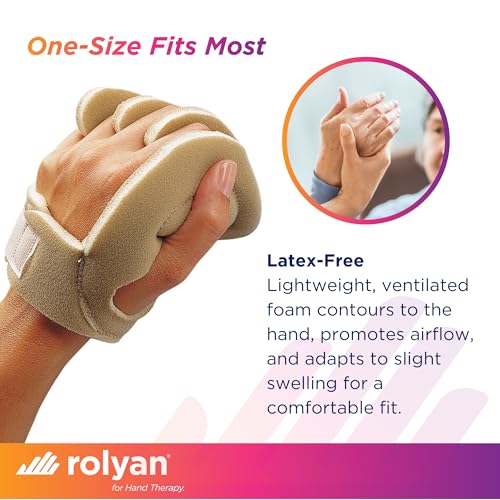 Rolyan Sof-Foam Palm Shield, Hand Protector, Contracture Guard, Left Left Hand