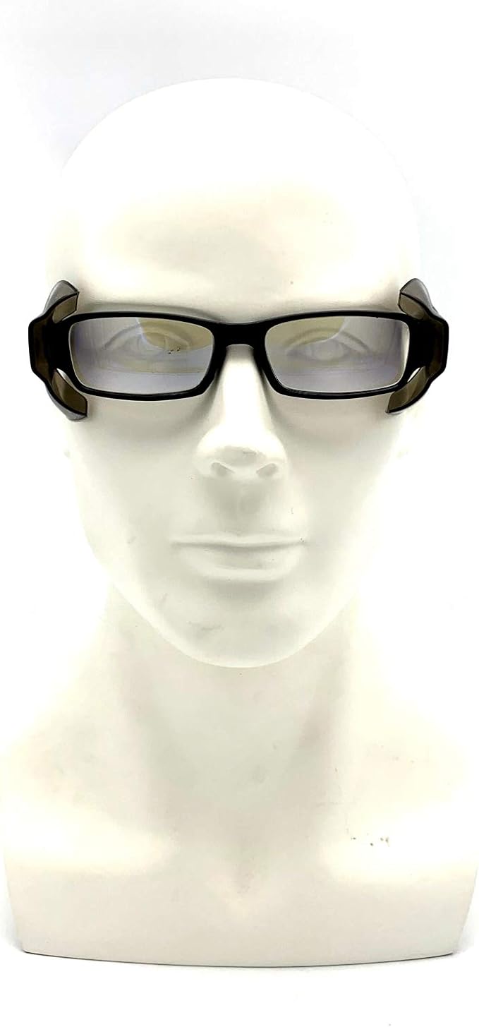 VIEEL [4 Packs] Pollen Symptoms Glasses, Size Dustproof, Pollen Protection, Metal Frame Protective Glasses, Side Shields for Medium to Large Frame Glasses (Dark Gray) - BeesActive Australia