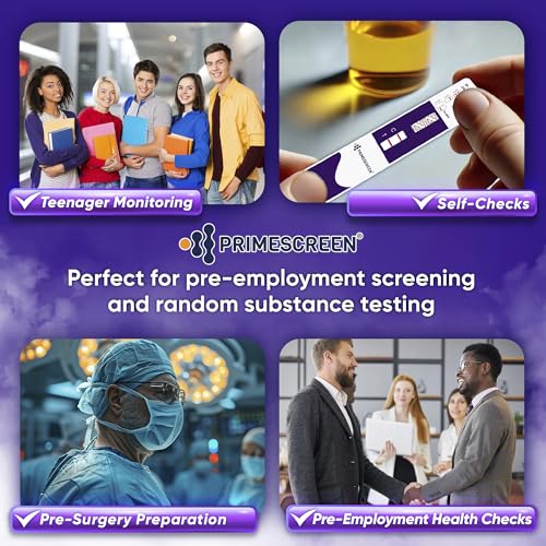 Prime Screen [25 Pack] Nicotine Tobacco Cotinine Urine Test Kit - Urine Dip Card Testing Cotinine from Smoking - WCOT-114 25 Pack Standard
