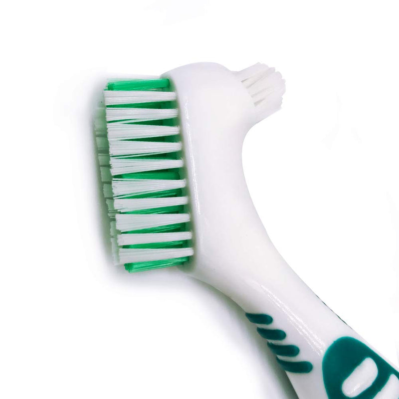 Premium Hygiene Denture Cleaning Brush Set, Multi-Layered Bristles & Ergonomic Rubber Handle, for Denture Care(Pack of 2) - BeesActive Australia