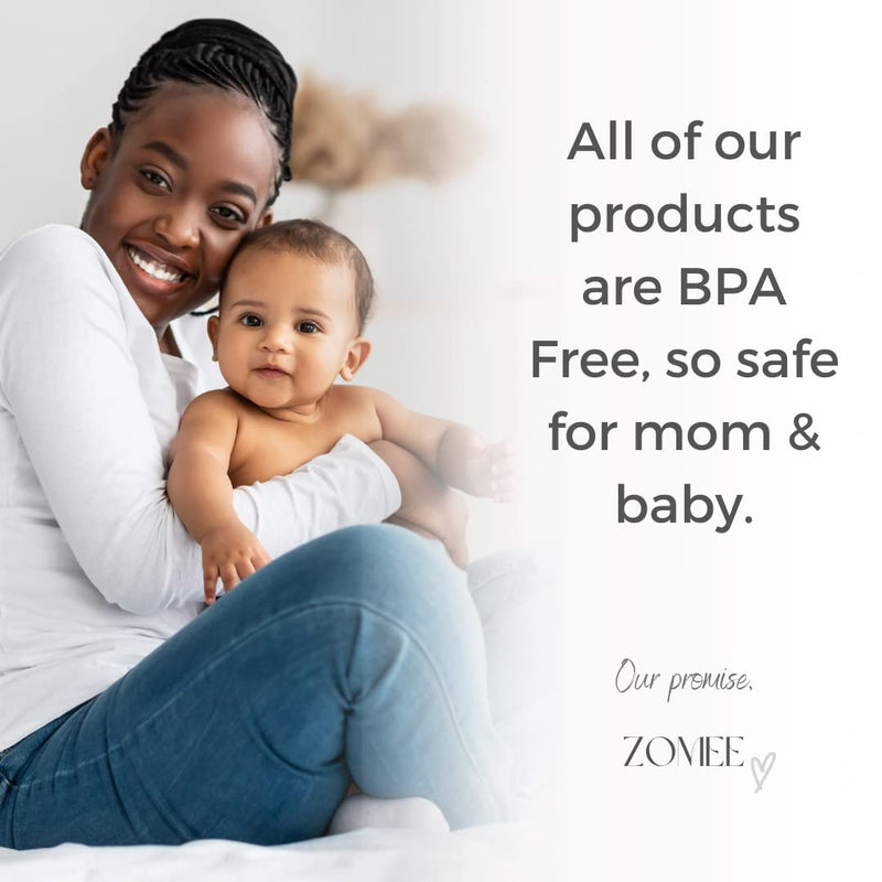 Zomee Flex Breast Nipple Shield Latch Assistance Inverted or Flat- Comfortable & Soft for Easy Pumping Use for Z1 Z2 Breast Pump (28 mm) 2 Pack 28mm - BeesActive Australia
