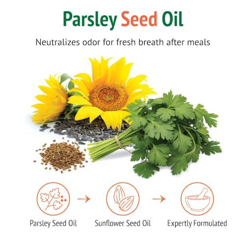 Botanic Choice Parsley Seed Oil 2 Pack 120 Softgels Breath Odor Neutralizer 60 Count (Pack of 2)