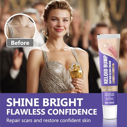 Keloid Bump Removal, Silicone Gel Hydrating Cream for Skin Bumps and Marks