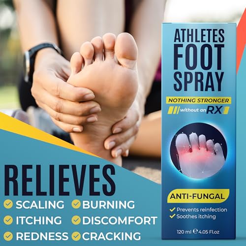 Athletes Foot Spray with Tea Tree Oil Antifungal Treatment for Jock Itch
