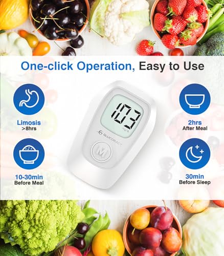 Glucoracy G-425 Blood Glucose Monitoring System, 100 Test Strips 100 Pack