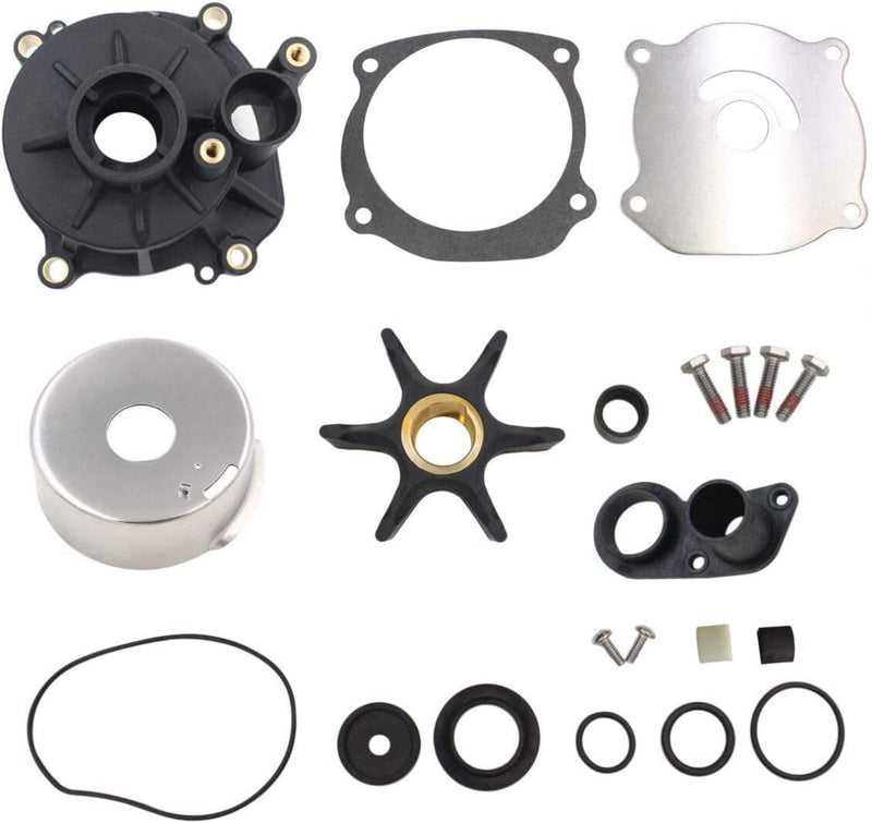Water Pump Repair Kit Replacement with Housing for Johnson Evinrude V4 V6 V8 85-300HP Outboard Motor Parts 5001594 For 85-300 HP - BeesActive Australia