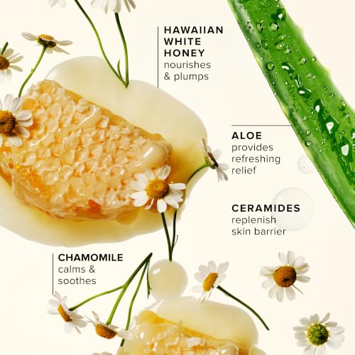 Farmacy Honey Milk Face Essence - Hydrating Milky Toner with Honey, Ceramides, Chamomile + Aloe - Helps Strengthen Skin Barrier + Replenish Moisture - Soothing + Calming Skincare (50ml) 1.7 Fl Oz (Pack of 1)
