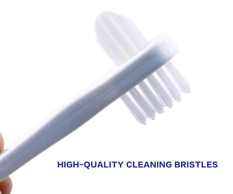 Denture Cleaning Brush hygienic Denture Cleaner Set, T-Shaped Denture Special Toothbrush Tool, Small Hard Toothbrush, for Denture Care(Pack of 3) - BeesActive Australia