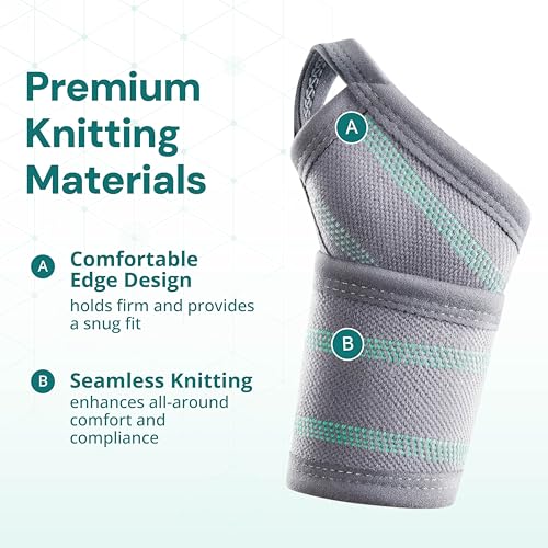 OPPO 2383 Adjustable Wrist Compression Wrap, Gray, One Size