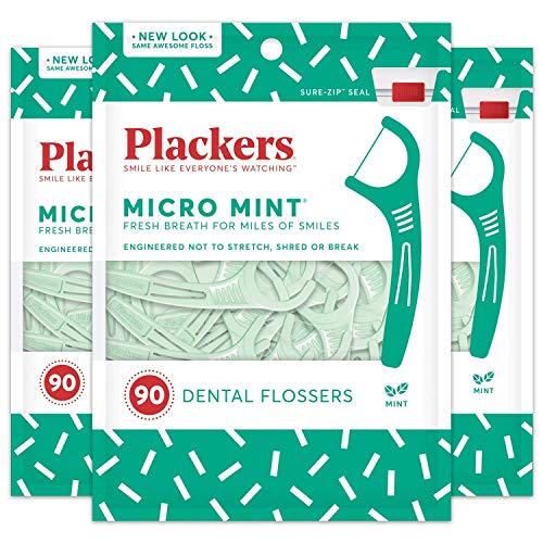 Plackers Micro Line Dental Floss Picks, Fold-Out FlipPick, Tuffloss, Easy Storage with Sure-Zip Seal & Kids Dual Gripz Floss Picks with Double Grip Handle, Wild Berry Flavor, Colorful Floss Picks