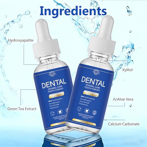 Advanced Enamel Repair Liquid to Support Repair & Remineralization, ProtectionTeeth and Helps Shield Against Early Cavities, Transparent Daily Dental Care Solution (2 Pack) 2 Fl Oz (Pack of 2)