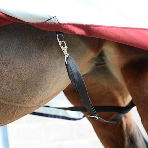 Set of 2 Elastic Blanket and Sheet Leg Straps, Horse Leg Straps, Double End Snap Leg Straps, Elastic Adjustable Leg Straps - BeesActive Australia