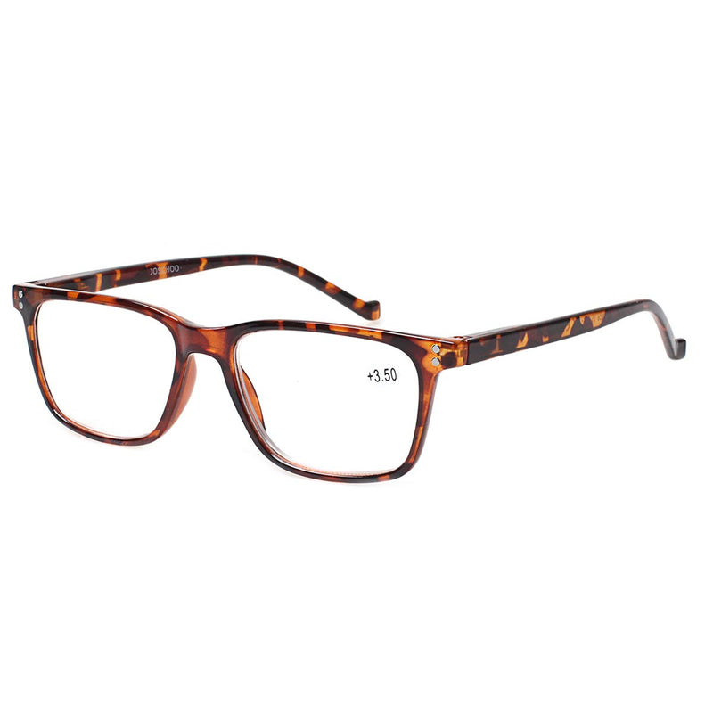 JOSCHOO 5 Pack Reading Glasses Men Women Spring Hinges Comfortable Glasses for Reading (5 Mix, 2.0) 5 Mix 2.0 x