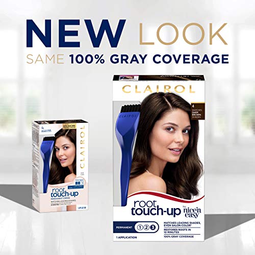 Clairol Root Touch-Up by Nice'n Easy Permanent Hair Dye, 5A Medium Ash Brown Hair Color, Pack of 4 1.1 Fl Oz (Pack of 4)